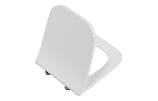 VitrA Integra Square Soft Close Slim Toilet Seat - White